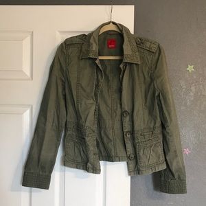 Esprit Olive green worn look jacket